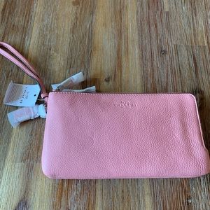Pink Coach Wristlet